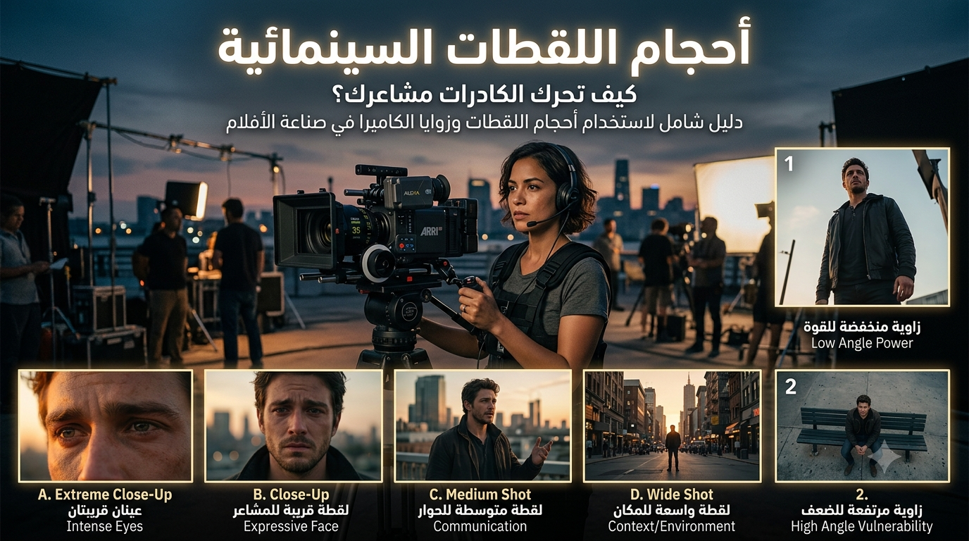 أحجام اللقطات السينمائية