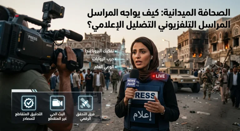المراسل التلفزيوني الميداني