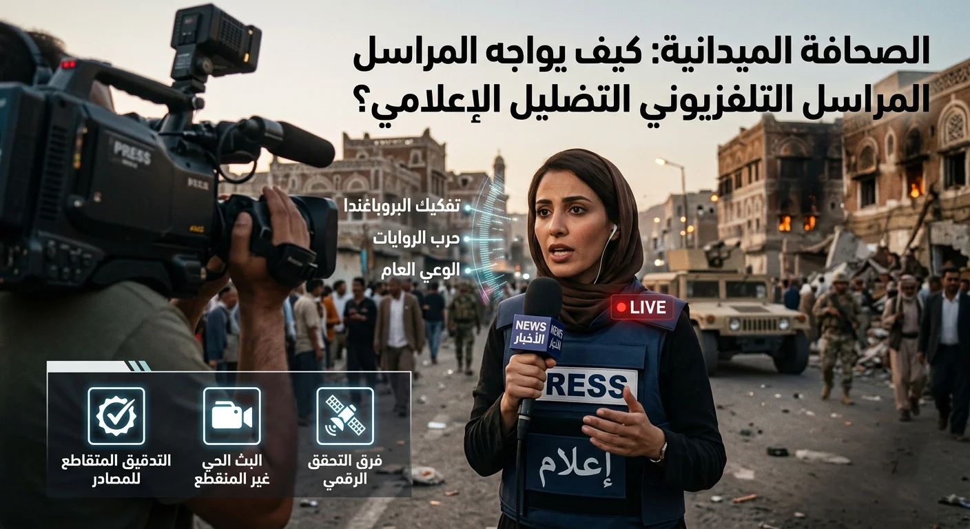 المراسل التلفزيوني الميداني