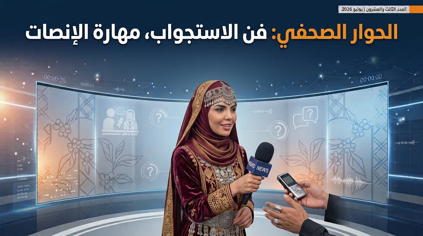 الحوار الصحفي في الاستوديو